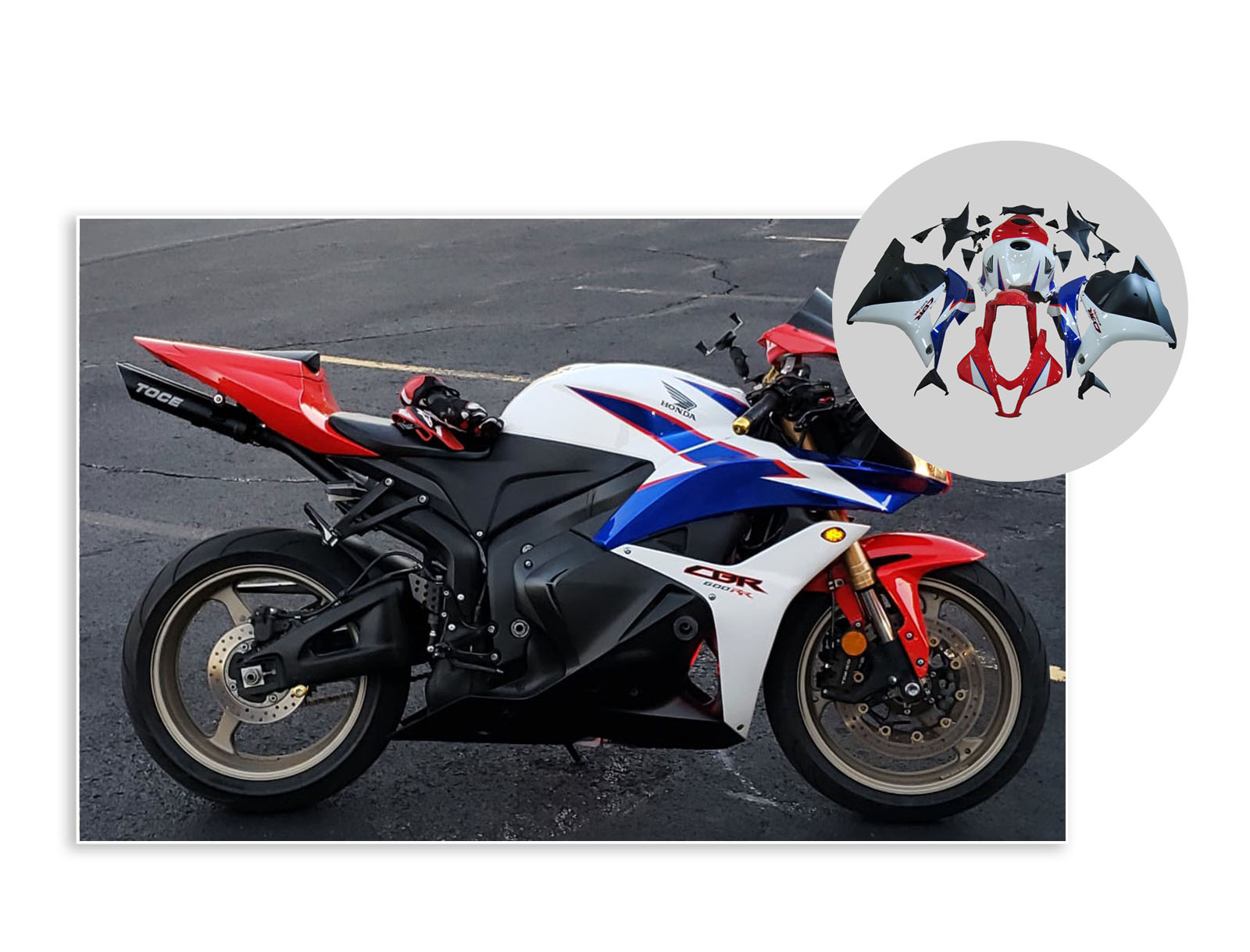 Carenagem Honda CBR 600 RR 2009-2012