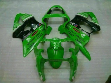 Abs Carenagem ZX6R 2000-2002 - Verde Preto