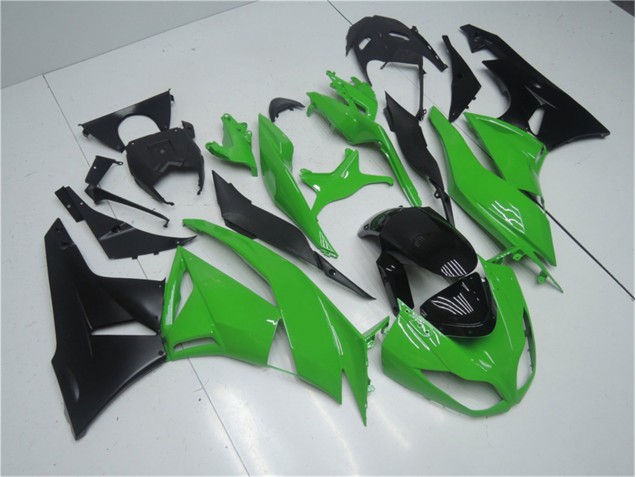 Abs Kit Completos Carenagem ZX6R 2009-2012 - Verde Preto