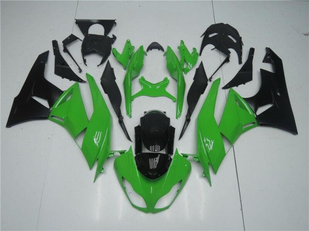 Abs Kit Completos Carenagem ZX6R 2009-2012 - Verde Preto