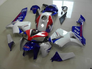 Abs Kits Carenagem CBR 600RR 2005-2006 - Branco Azul Vermelho HRC