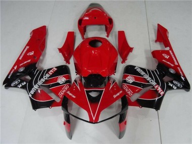 Abs Kits Carenagem CBR 600RR 2005-2006 - Vermelho Preto