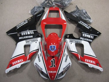 Abs Kits Carenagem R1 2009-2011 - Vermelho Branco Preto