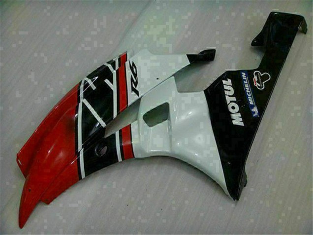 Abs Kits Carenagem R6 2006-2007 - Vermelho Branco