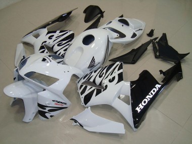 Abs Kits Completos Carenagem CBR 600RR 2005-2006 - Branco Preto