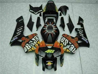 Abs Kits Completos Carenagem CBR 600RR 2005-2006 - Preto