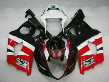 Abs Kits Completos Carenagem GSXR 1000 K3 2003-2004 - Vermelho Preto