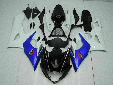 Abs Kits Completos Carenagem GSXR 1000 K5 2005-2006 - Azul Branco