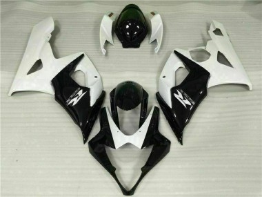 Abs Kits Completos Carenagem GSXR 1000 K5 2005-2006 - Branco Preto