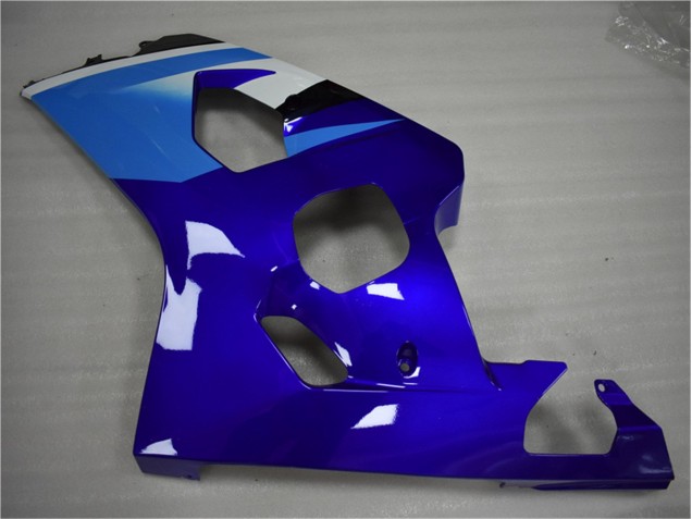 Abs Kits Completos Carenagem GSXR 600 / 750 K4 2004-2005 - Azul Branco