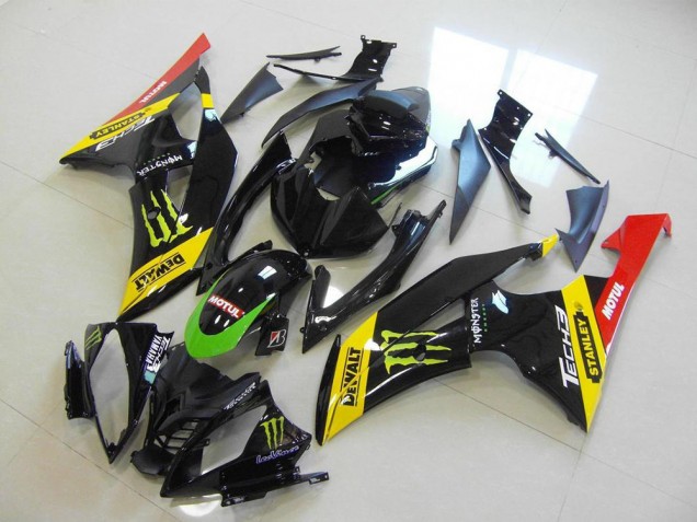 Abs Kits Completos Carenagem R6 2008-2016 - Amarelo Monster