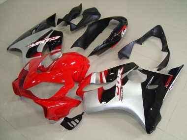Abs Plástico CBR 600 F4i 2004-2007 - Preto Vermelho Prata