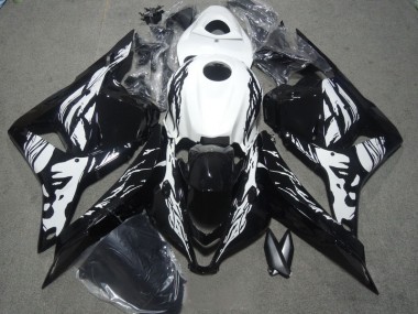 Abs Plástico CBR 600RR 2009-2012 - Preto Branco