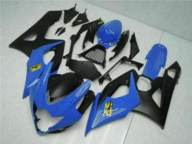 Abs Plástico GSXR 1000 K5 2005-2006 - Azul Preto