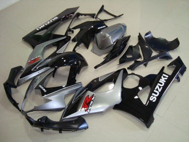 Abs Plástico GSXR 1000 K5 2005-2006 - Cinzento Preto