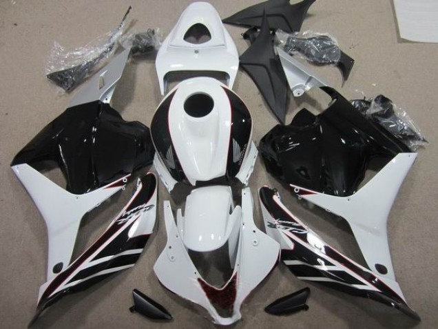 Abs Plásticos CBR 600RR 2009-2012 - Preto Branco