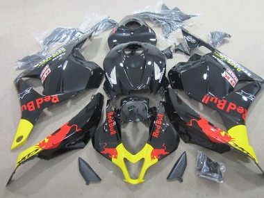 Abs Plásticos CBR 600RR 2009-2012 - Preto Red Bull