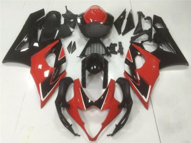 Abs Plásticos GSXR 1000 K5 2005-2006 - Vermelho Preto