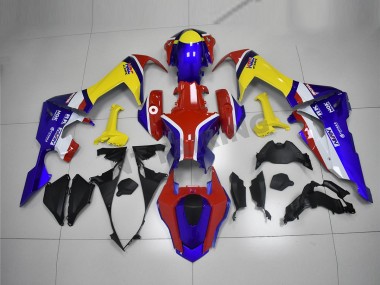 Carenagem CBR 1000RR 2017-2023 - Azul Amarelo Vermelho