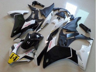 Carenagem CBR 500RR 2013-2015 - Preto Branco Denso Rizoma 14