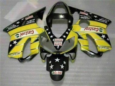 Carenagem CBR 600 F4i 2001-2003 - Amarelo Preto Castrol Cycle World