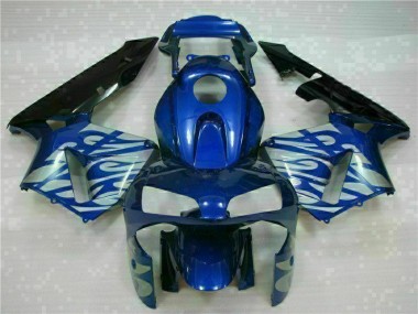 Carenagem CBR 600RR 2003-2004 - Azul & Prata Chama