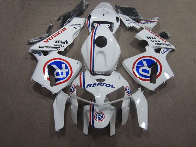 Carenagem CBR 600RR 2005-2006 - Branco Azul Repsol