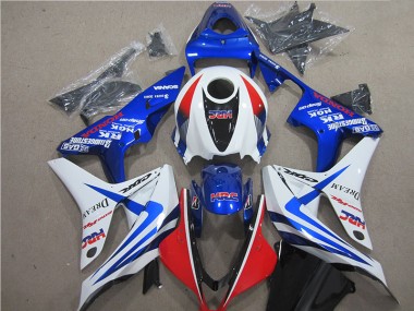 Carenagem CBR 600RR 2007-2008 - Azul Branco Vermelho HRC