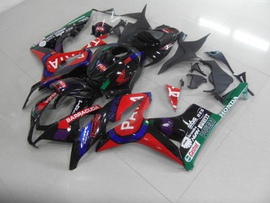 Carenagem CBR 600RR 2007-2008 - Preto Vermelho Pata