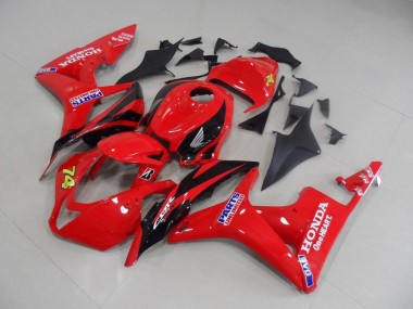 Carenagem CBR 600RR 2007-2008 - Vermelho Preto Corrida