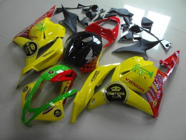 Carenagem CBR 600RR 2009-2012 - Amarelo Corona Extra