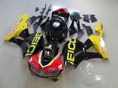Carenagem CBR 600RR 2013-2021 - Amarelo Preto Geico