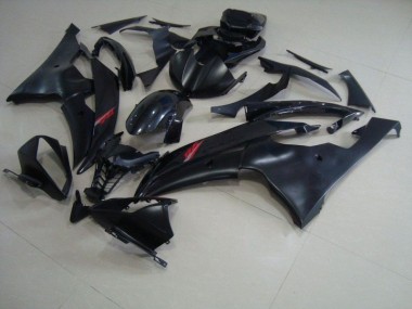Carenagem Daytona 675 Triple 2006-2008 - Preto Fosco Preto Brilhante