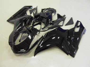 Carenagem Ducati 848 1098 1198 2007-2014 - Preto Brilhante