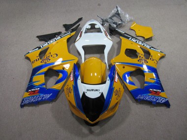 Carenagem GSXR 1000 K3 2003-2004 - Amarelo Azul Corona Extra