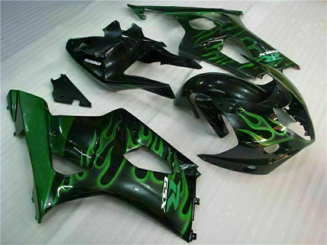Carenagem GSXR 1000 K3 2003-2004 - Verde Preto