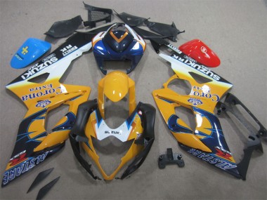 Carenagem GSXR 1000 K5 2005-2006 - Amarelo Azul Corona Extra