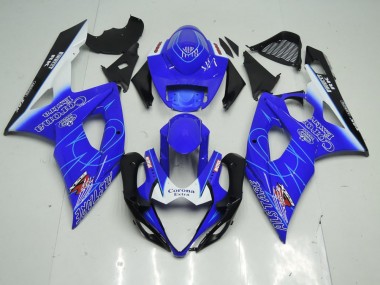 Carenagem GSXR 1000 K5 2005-2006 - Azul Corona