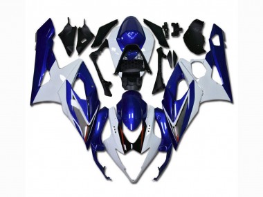 Carenagem GSXR 1000 K5 2005-2006 - Branco Azul