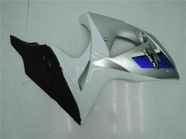 Carenagem GSXR 1000 K9 2009-2016 - Prata Branco
