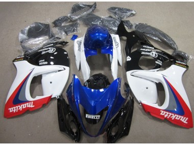 Carenagem GSXR 1300 Hayabusa 2008-2019 - Branco Azul Makita