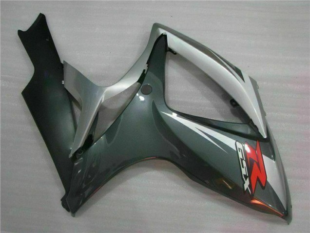Carenagem GSXR 600 / 750 K6 2006-2007 - Prata Preto