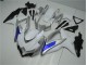 Carenagem GSXR 600 / 750 K8 2008-2010 - Branco Prata Azul