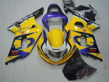 Carenagem GSXR 600 K1 K2 K3 2001-2003 - Amarelo Roxo