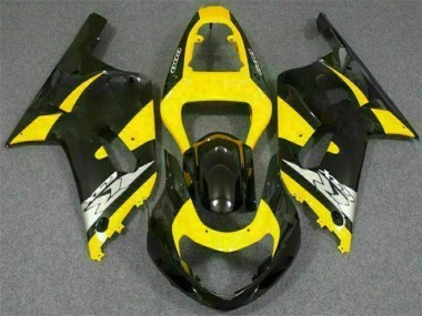 Carenagem & Plástico GSXR 600 / 750 K1 K2 K3 2001-2003 - Amarelo Preto