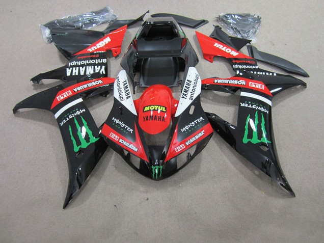 Carenagem R1 2004-2006 - Vermelho Branco Preto Motul
