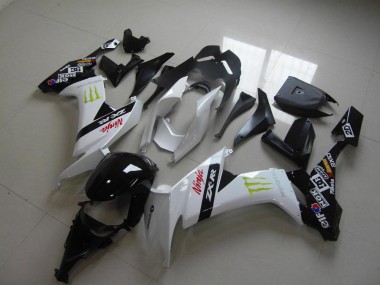 Carenagem ZX10R 2008-2010 - Branco Monster