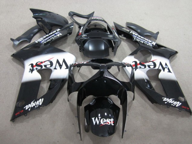 Carenagem ZX6R 2003-2004 - Preto West Ninja 636