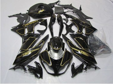 Carenagem ZX6R 2009-2012 - Preto Ouro