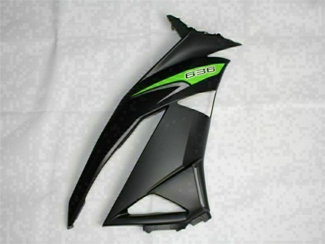 Carenagem ZX6R 2009-2012 - Preto Verde 636